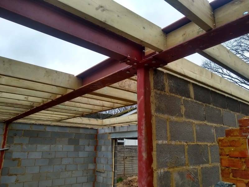 steel connection calculation Connections for Steel Beams House Extension Steel Beams Calculations goal post