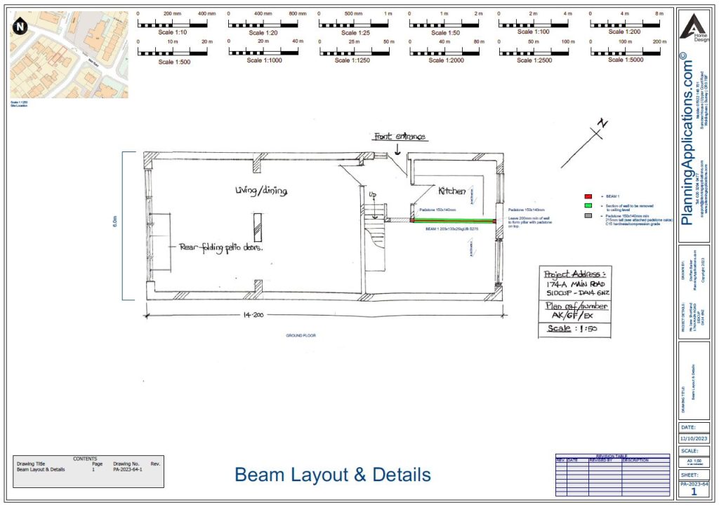 steel beam calculations for building control Large open plan family kitchen steel beam calculation garage conversion openplan 1024x723